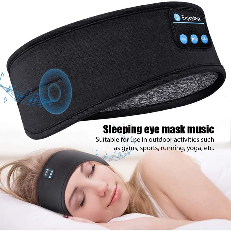 Bluetooth Headband. Wireless Music & Sleep Comfort.
