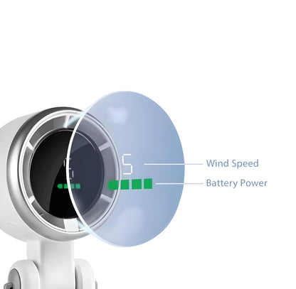 3600mAh Mini Foldable Desktop & Handheld Fan