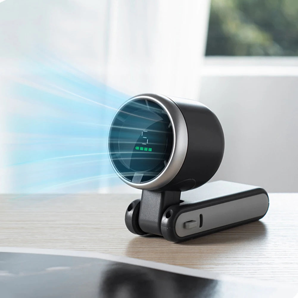 3600mAh Mini Foldable Desktop & Handheld Fan