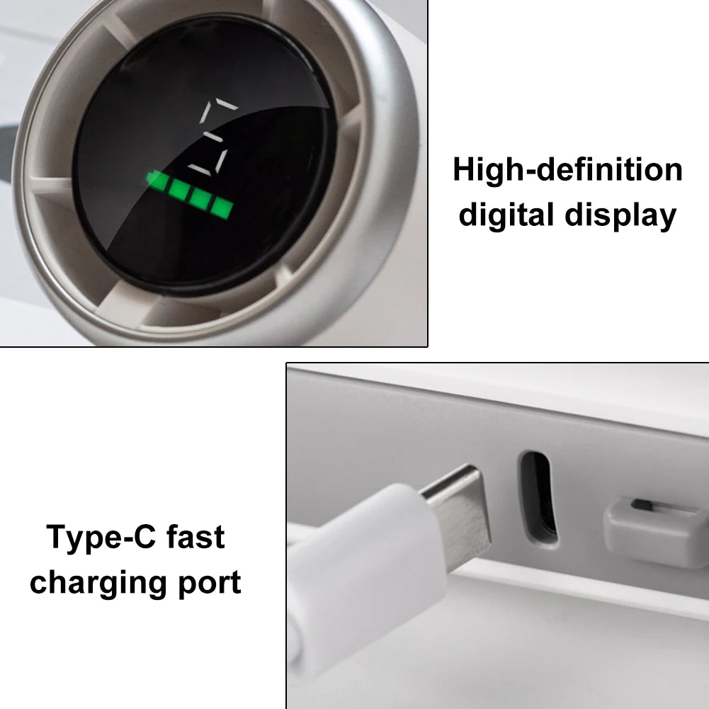 3600mAh Mini Foldable Desktop & Handheld Fan