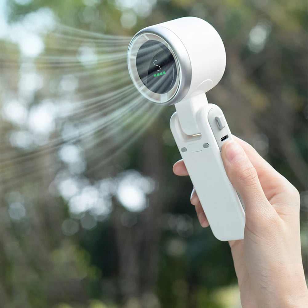 3600mAh Mini Foldable Desktop & Handheld Fan