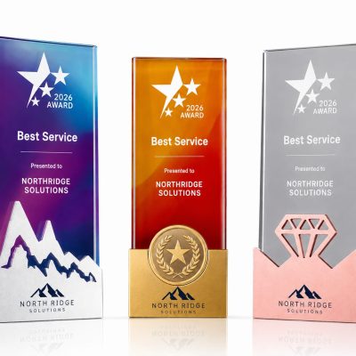 AWARDS & TROPHIES - CONTEMPORARY ACRYLIC AWARDS